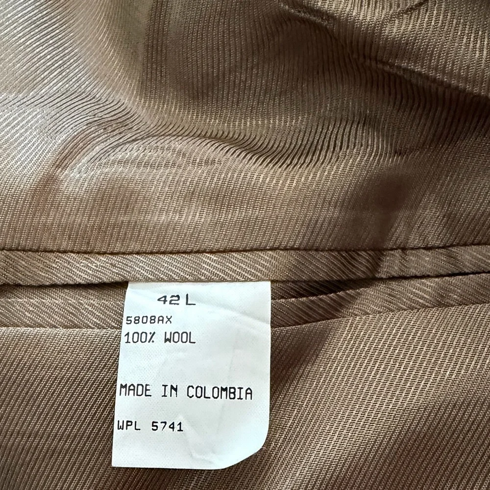 Oscar de la Renta x Vintage 80s Wool Micro Herringbone Blazer